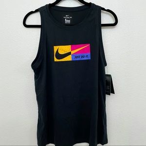 SOLD NWT Nike Dry Icon Clash Black Women's Tank
